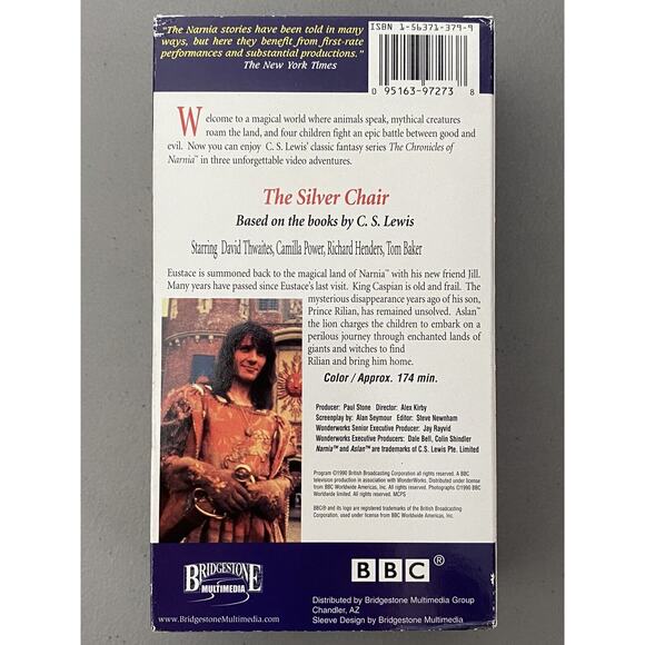 The Chronicles of Narnia Box Set Complete 6 VHS Tapes 1988-1990 C. S. Lewis BBC - Picture 12 of 14